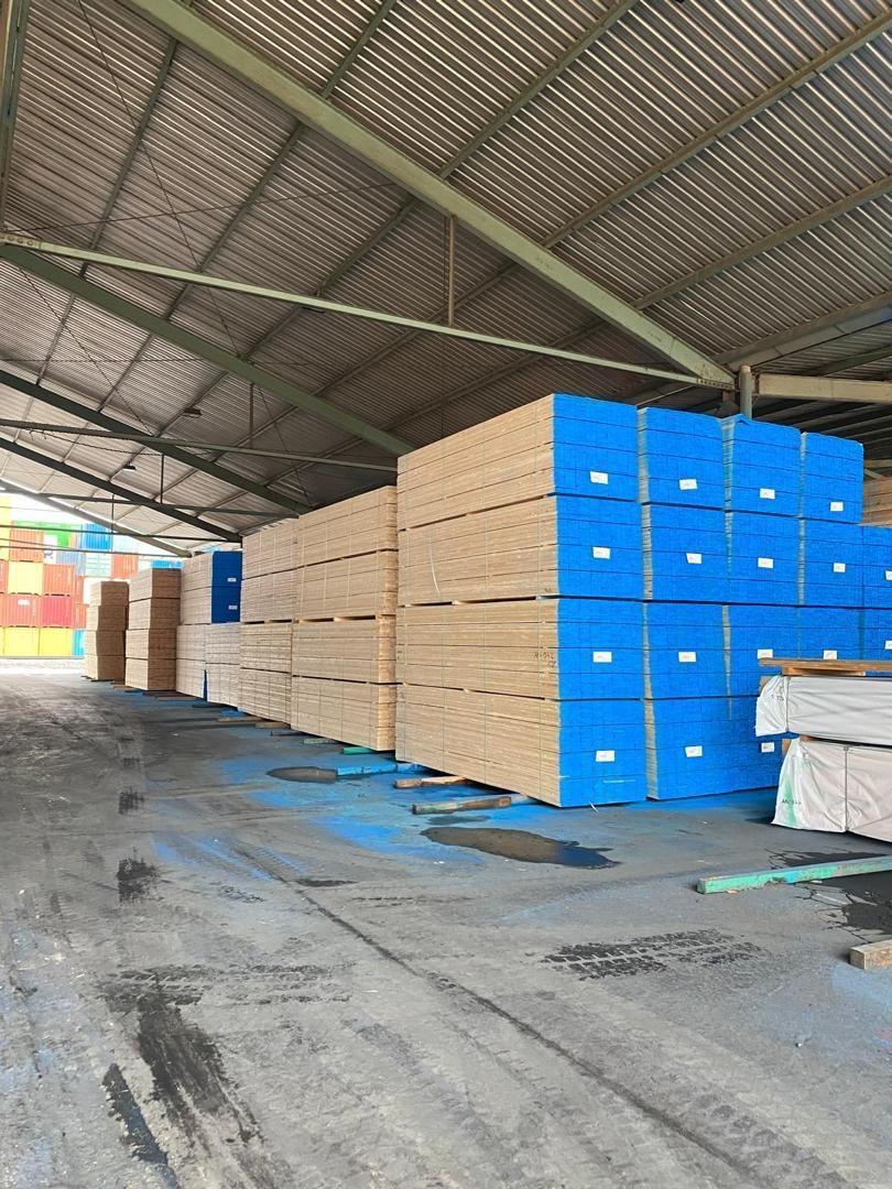 Timber inventory stacked for dispatch